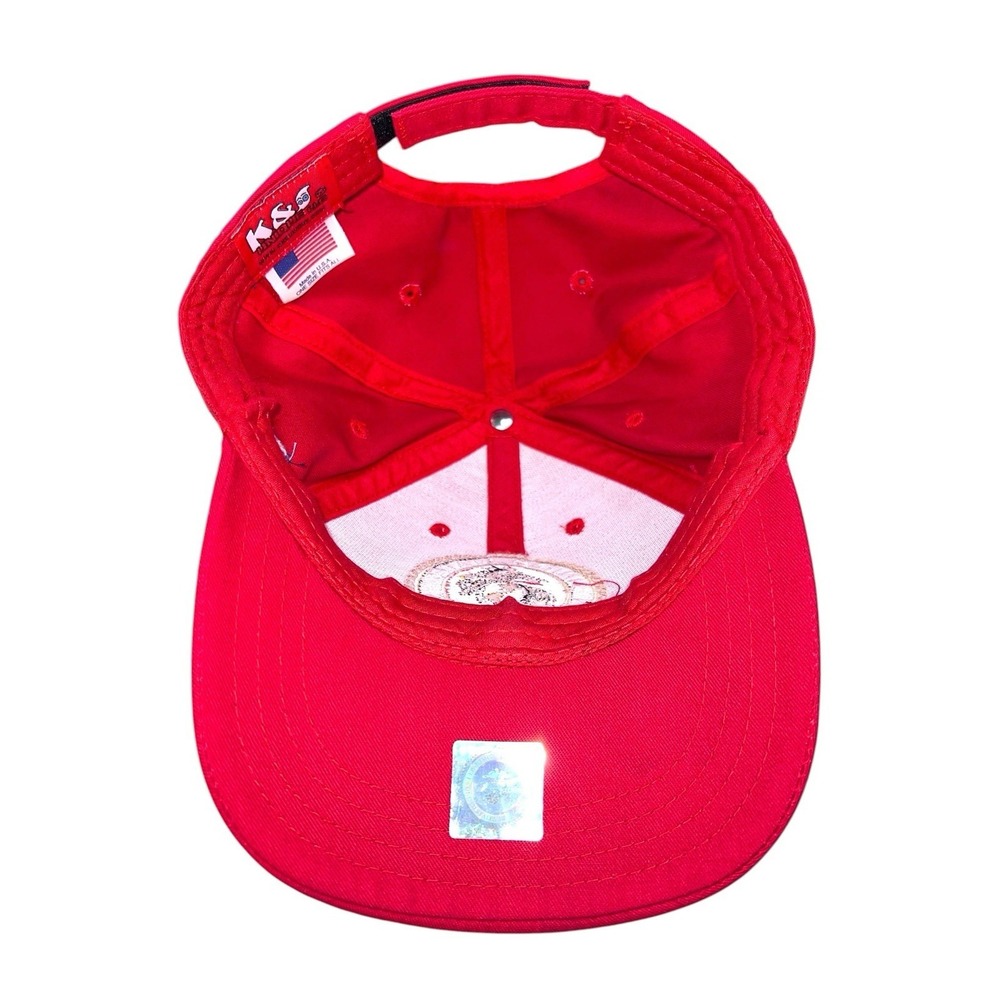 USMC‎ Official Baseball Cap Marines Red Strapback Official Licensed Made In Usa - Picture 6 of 6
